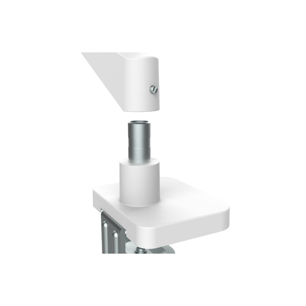 Suporte de Mesa Articulado para Monitor de 17" a 32" Ergofirst, Ajuste com Pistão a Gás, Branco - G16-C012-W Suporte de Mesa Articulado para Monitor de 17" a 32" Ergofirst, Ajuste com Pistão a Gás, Branco - G16-C012-W