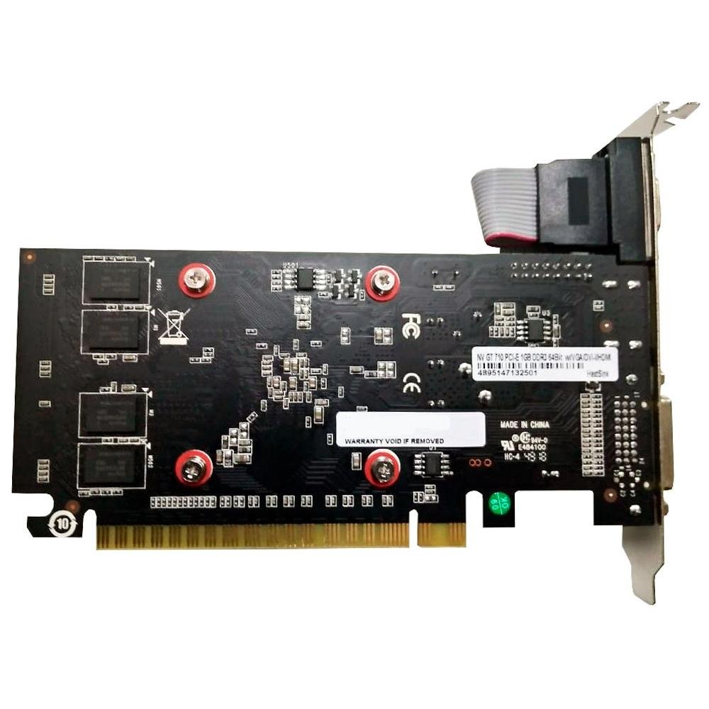 Placa de Vídeo GT 710 Galax NVIDIA GeForce, 1 GB DDR3 - 71GGF4DC00WG Placa de Vídeo GT 710 Galax NVIDIA GeForce, 1 GB DDR3 - 71GGF4DC00WG