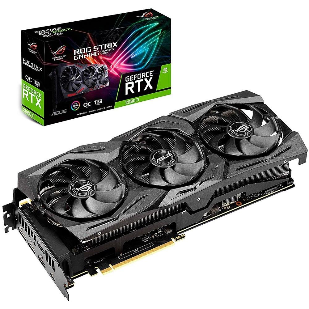 動作品　ASUS ROG RTX 2080 ti Placa de Vídeo Asus ROG Strix NVIDIA RTX 2080 Ti | KaBuM!