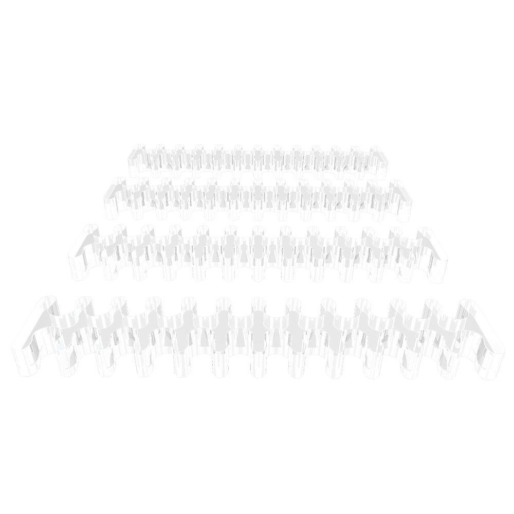 Cabo Extensor de Fonte Sleeved Rise Mode, 4 em 1, 1x 24p ATX, 1x 4+4p CPU, 2x 6+2p PCIe, Preto - RM-SL-FB
