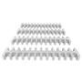 Cabo Extensor de Fonte Sleeved Rise Mode, 4 em 1, 1x 24p ATX, 1x 4+4p CPU, 2x 6+2p PCIe, Branco - RM-SL-FW