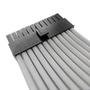 Cabo Extensor de Fonte Sleeved Rise Mode, 4 em 1, 1x 24p ATX, 1x 4+4p CPU, 2x 6+2p PCIe, Branco - RM-SL-FW