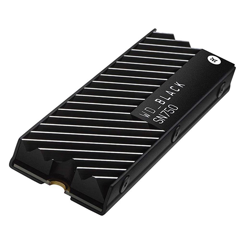 SSD WD Black SN750 Heatsink, 500GB, M.2 NVMe, Leitura: 3470MB/s e Gravação: 2600MB/s, Preto - WDS500G3XHC SSD WD Black SN750 Heatsink, 500GB, M.2 NVMe, Leitura: 3470MB/s e Gravação: 2600MB/s, Preto - WDS500G3XHC