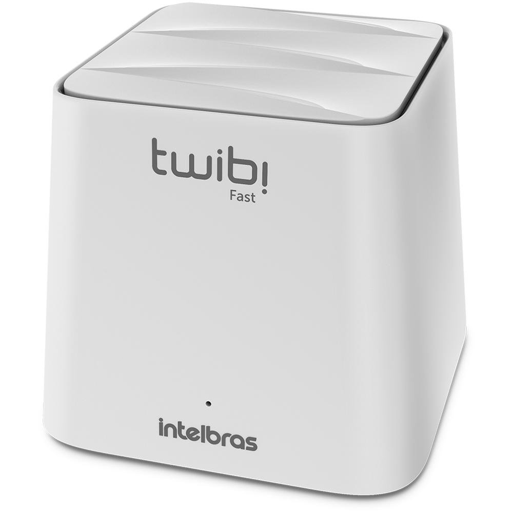 Imagem 2 de 2 do produto Conjunto Roteador Intelbras Twibi Fast, Mesh AC 1200, 2 Unidades, Branco - 4750071