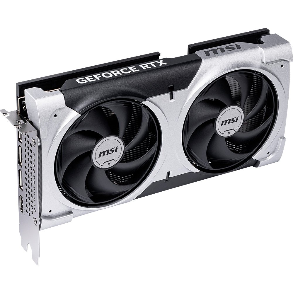 Placa De Vídeo MSI RTX 5060 Ti Ventus 2X OC Plus NVIDIA GeForce, 8GB, GDDR7, 128-Bit - G506T-8V2CP Placa De Vídeo MSI RTX 5060 Ti Ventus 2X OC Plus NVIDIA GeForce, 8GB, GDDR7, 128-Bit - G506T-8V2CP