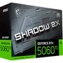 Placa De Vídeo MSI GeForce RTX 5060 Ti Shadow 2X OC Plus, Nvidia, 8GB, GDDR7, 128-Bit - G506T-8S2CP
