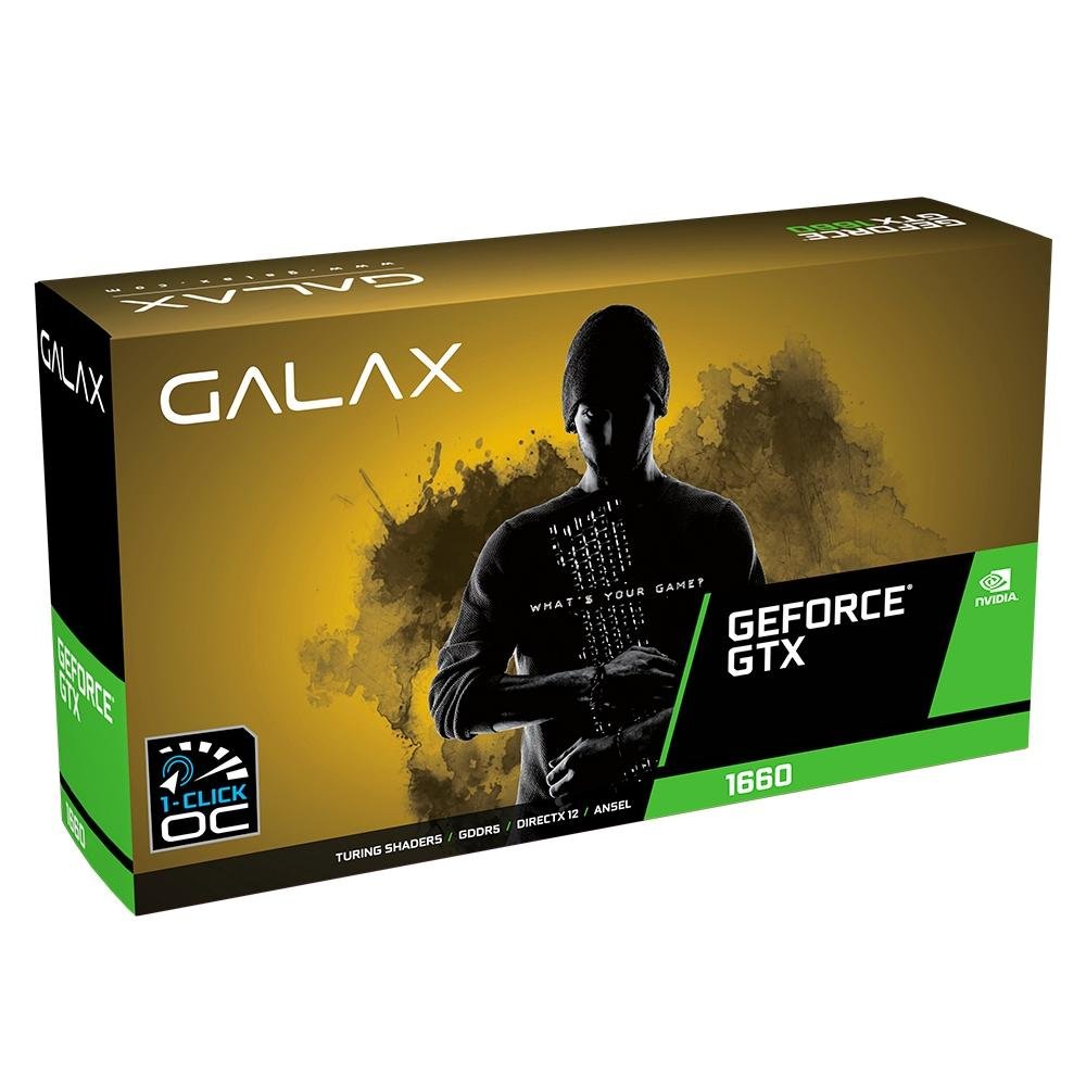 Imagem 11 de 11 do produto Placa de Vídeo Galax NVIDIA GeForce GTX 1660 1-Click OC, 6GB, GDDR5 - 60SRH7DSY91C