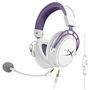 Headset Gamer HyperX Cloud Alpha Purple, Drivers 50mm, Branco e Roxo - HX-HSCA-PL