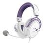 Headset Gamer HyperX Cloud Alpha Purple, Drivers 50mm, Branco e Roxo - HX-HSCA-PL