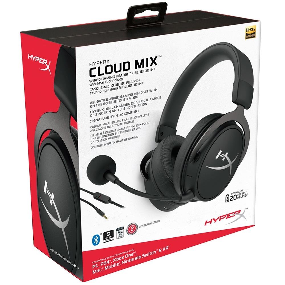 Headset Sem Fio Gamer HyperX Cloud Mix | KaBuM!