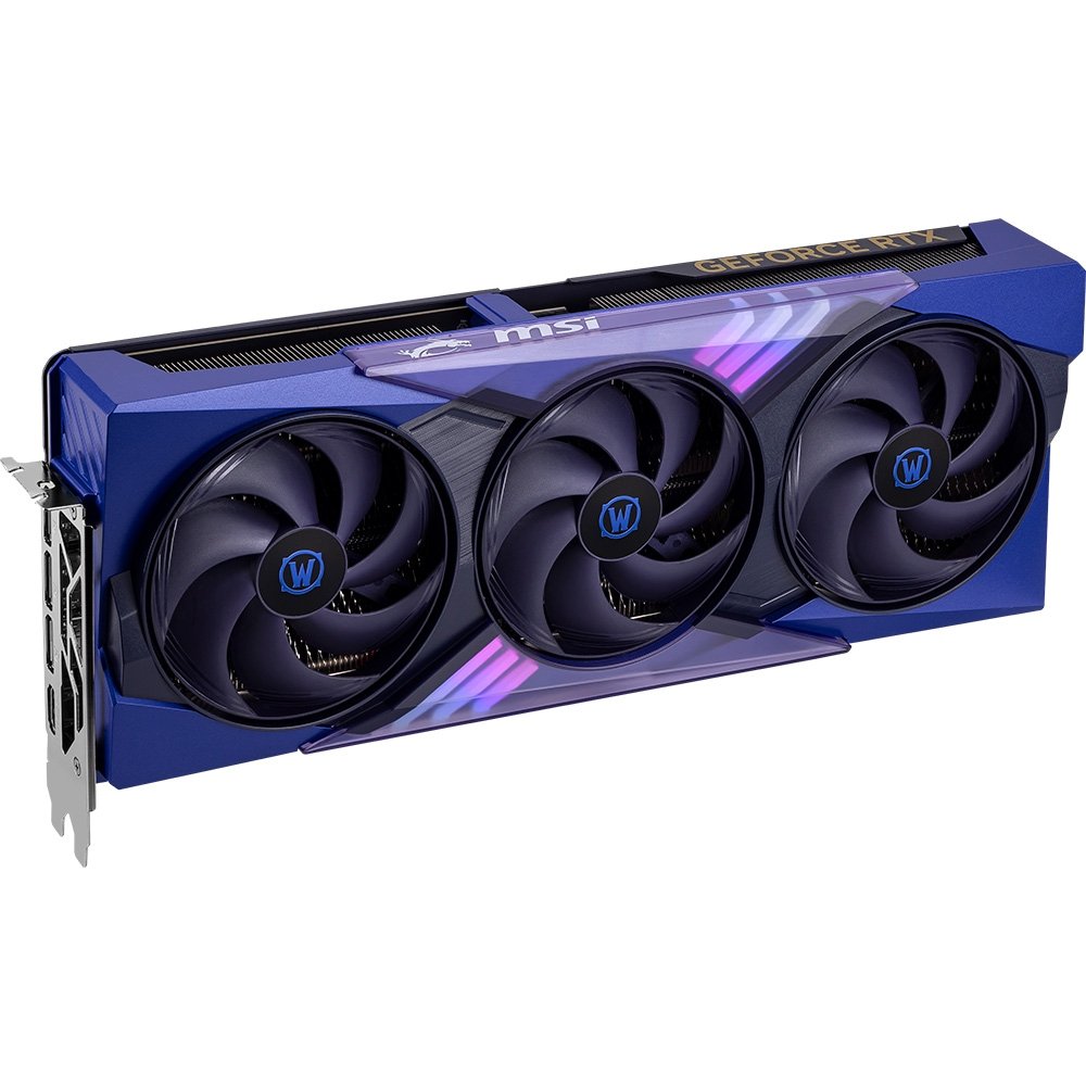 Placa De Vídeo MSI RTX 5070 World Of Warcraft Midnight Void Edition NVIDIA GeForce, 12GB, GDDR7, 192-Bit, RGB - RTX 5070 12GB Placa De Vídeo MSI RTX 5070 World Of Warcraft Midnight Void Edition NVIDIA GeForce, 12GB, GDDR7, 192-Bit, RGB - RTX 5070 12GB