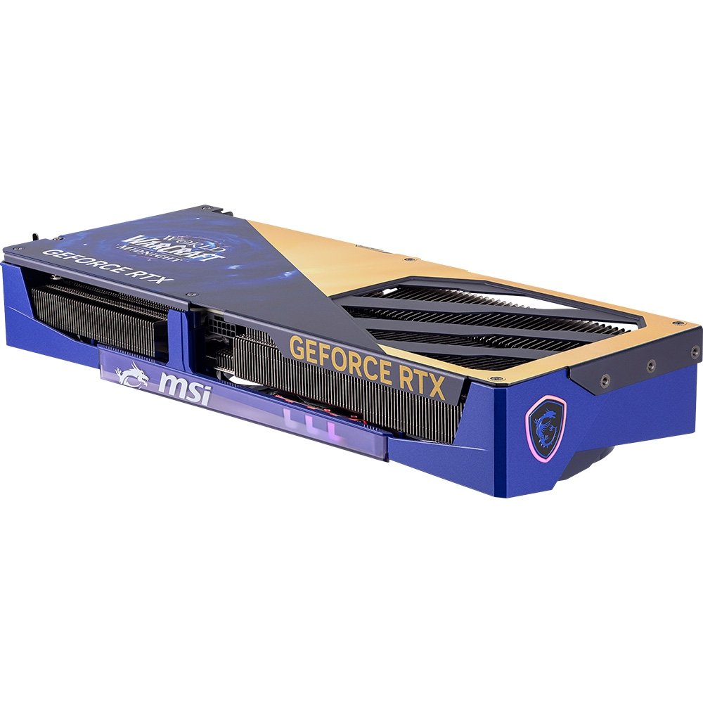 Placa De Vídeo MSI RTX 5070 World Of Warcraft Midnight Void Edition NVIDIA GeForce, 12GB, GDDR7, 192-Bit, RGB - RTX 5070 12GB - view 11