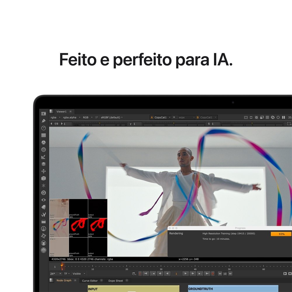 MacBook Pro Apple 16 Chip M5 Pro, CPU 18 Núcleos, GPU 20 Núcleos, 24GB, SSD 1TB, Preto-Espacial - MGEA4BZ/A - view 4