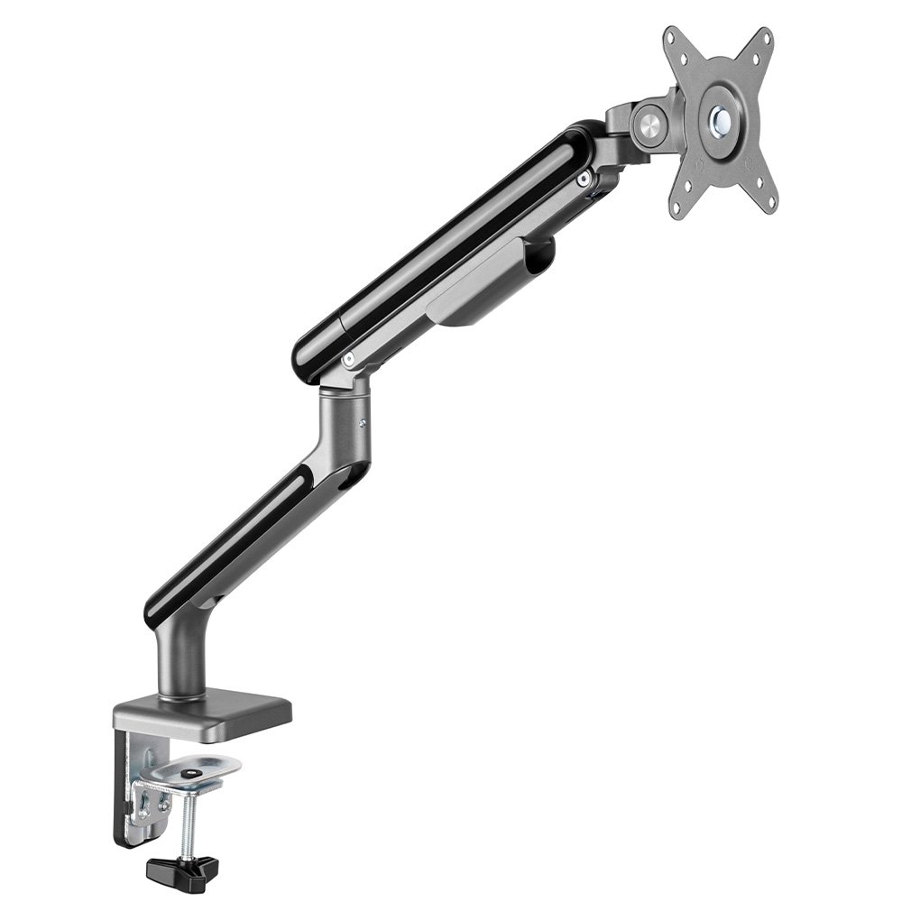 Suporte de Mesa Articulado para Monitor de 17 a 32 Elements Aice Single, com Pistão a Gás, Premium, Preto - 72132