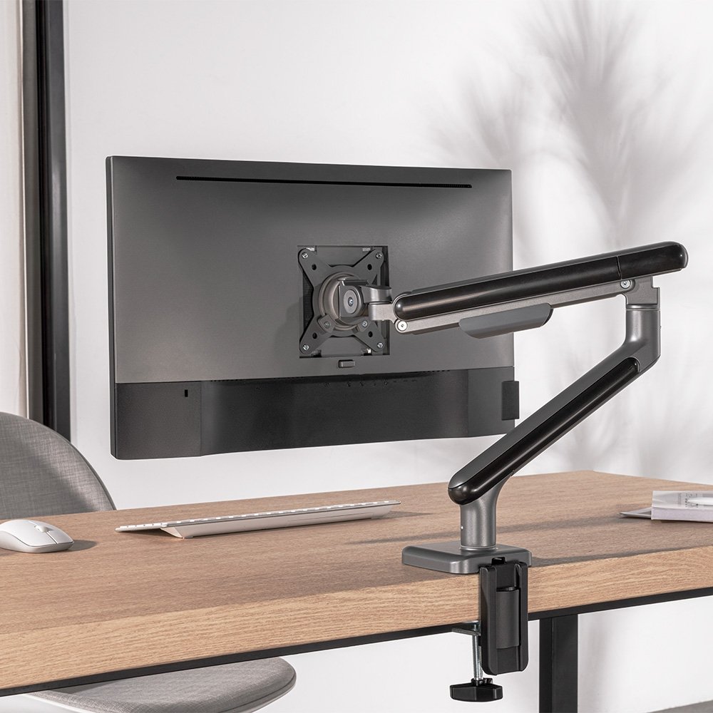 Suporte de Mesa Articulado para Monitor de 17 a 32 Elements Aice Single, com Pistão a Gás, Premium, Preto - 72132 - view 9