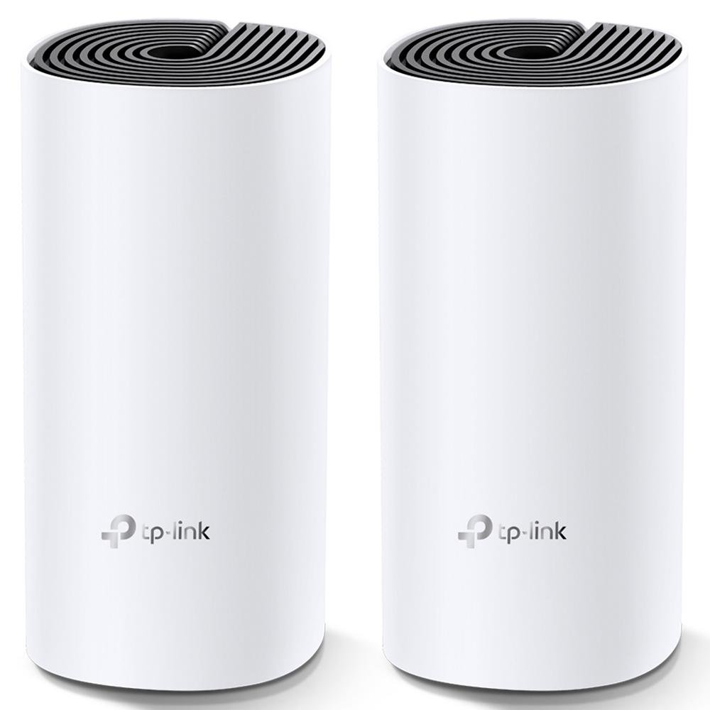 Roteador TP-Link Deco M4 Mesh Dual Band AC1200, 2 Antenas, Branco - DECO M4 (2-PACK) Roteador TP-Link Deco M4 Mesh Dual Band AC1200, 2 Antenas, Branco - DECO M4 (2-PACK)