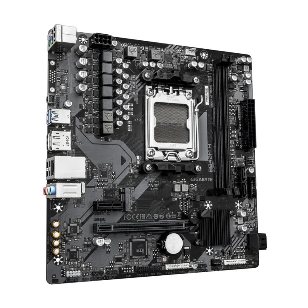 Imagem 3 de 4 do produto Placa Mãe Gigabyte B840M H, AMD AM5, Micro ATX, DDR5, Preto - B840M H