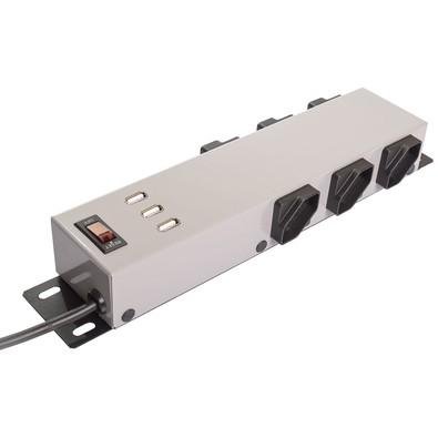 Filtro de Linha IPEC FL Power, 3 Tomadas + USB, Bivolt, Cinza - A2287