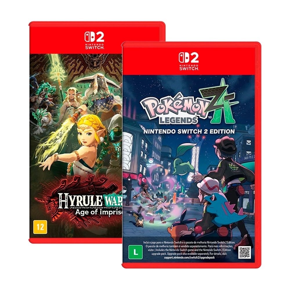 Kit Hyrule Warriors + Pokémon Legends Z-A | KaBuM!