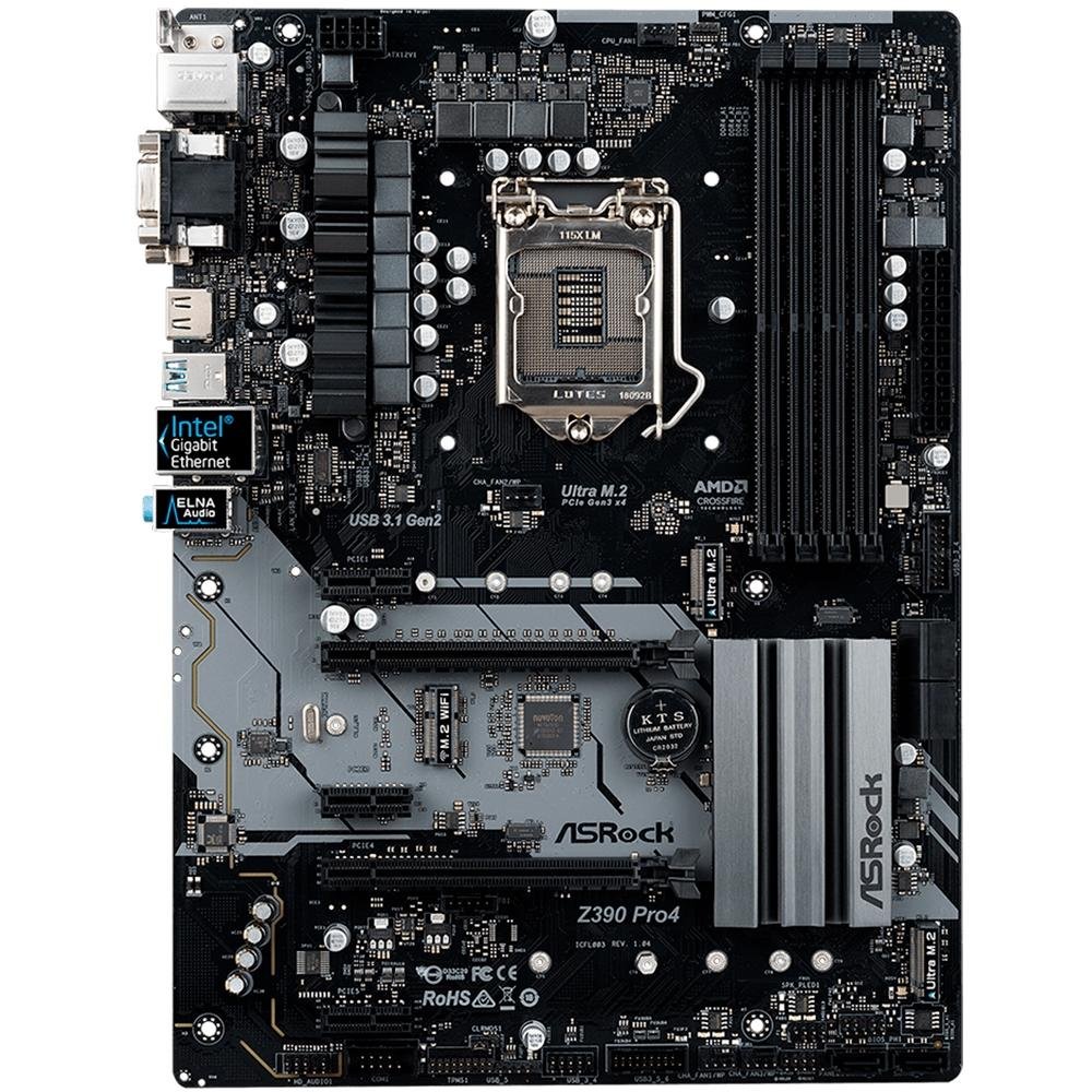 日本限定 Placa-Mãe ASRock KaBuM! | 1151 LGA Intel Pro4, Z390 マザーボード