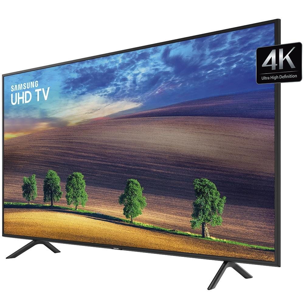 Imagem 5 de 10 do produto Smart TV LED 50´ UHD 4K RU7100 Samsung, 3 HDMI, 2 USB, Bluetooth, Wi-Fi, HDR - UN50RU7100GXZD