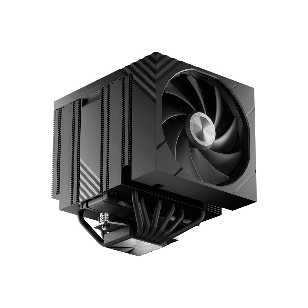 Imagem 3 de 7 do produto Air Cooler TRYX Turris T620, Dual Tower, Display LCD 5 Polegadas, 6 Heat Pipes, 2 Ventoinhas 120mm, AMD e Intel, Preto - H-T620N-DM2M-G0K