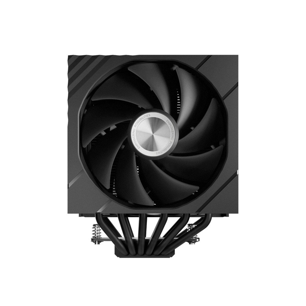 Imagem 2 de 7 do produto Air Cooler TRYX Turris T620, Dual Tower, Display LCD 5 Polegadas, 6 Heat Pipes, 2 Ventoinhas 120mm, AMD e Intel, Preto - H-T620N-DM2M-G0K