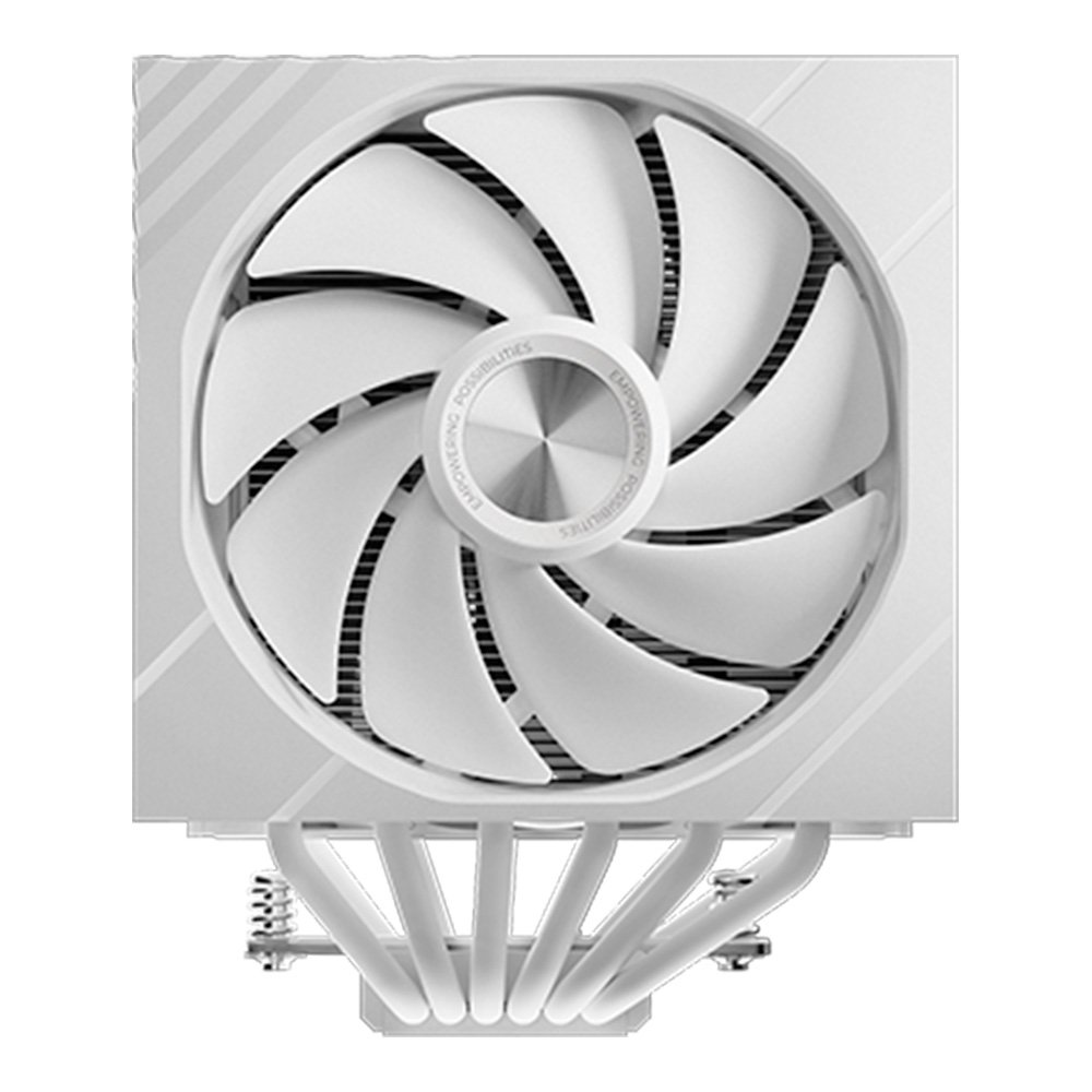 Imagem 2 de 7 do produto Air Cooler TRYX Turris T620, Dual Tower, Display LCD 5 Polegadas, 6 Heat Pipes, 2 Ventoinhas 120mm, AMD e Intel, Branco - H-T620N-DM2M-G0W