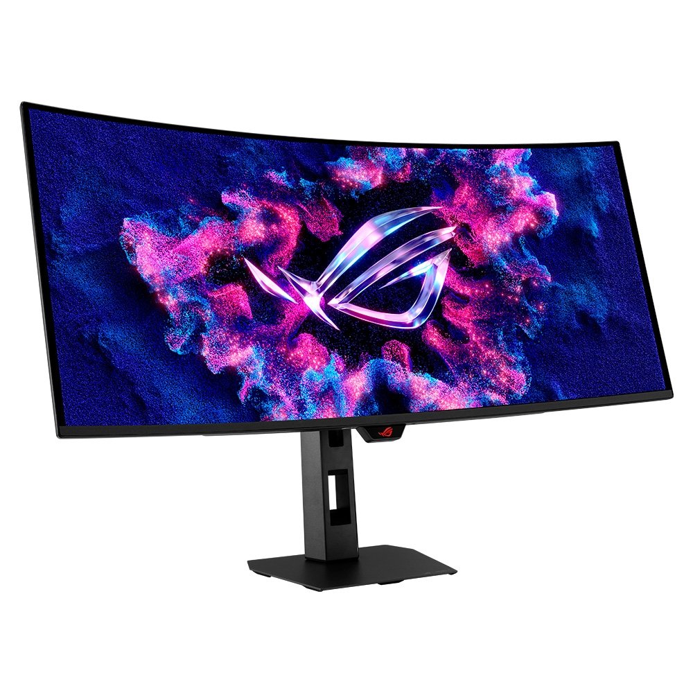 Monitor Gamer Curvo ASUS ROG Swift OLED UltraWide 34", WQHD, 280Hz, 0.03ms, G-Sync Comp., FreeSync Premium, HDR 400, Preto - XG34WCDMS - view 2