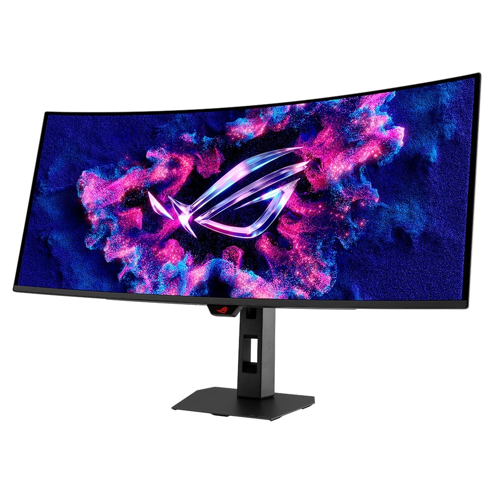 Monitor Gamer Curvo ASUS ROG Swift OLED UltraWide 34", WQHD, 280Hz, 0.03ms, G-Sync Comp., FreeSync Premium, HDR 400, Preto - XG34WCDMS - view 3