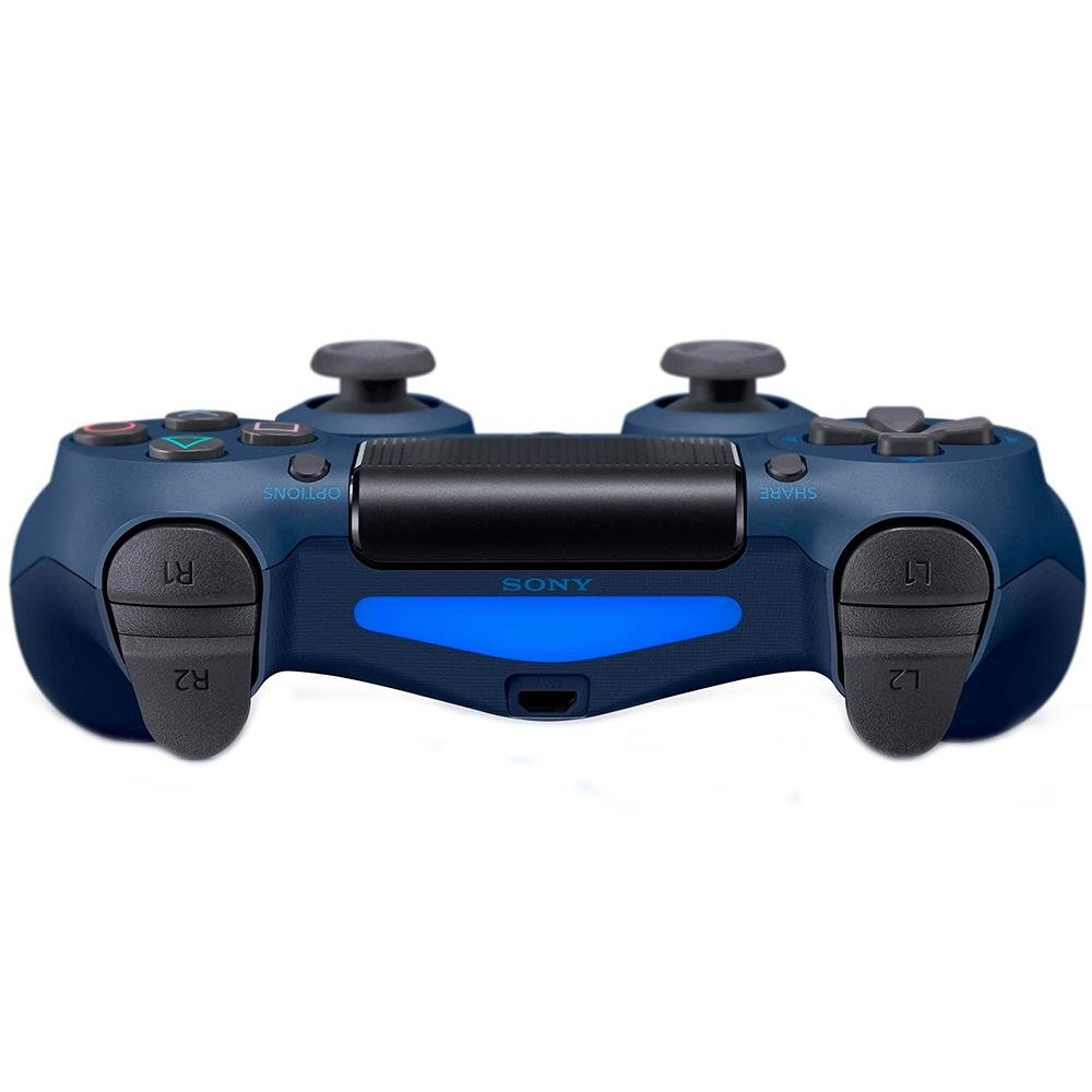 Controle Sony Dualshock 4 PS4, Sem Fio , Azul | KaBuM!