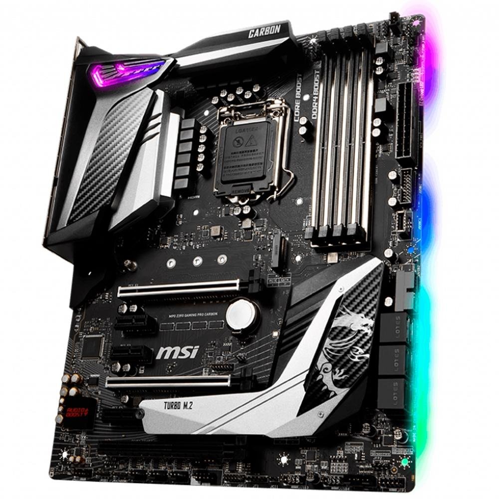 マザーボード MSI Z390 GAMING PRO CARBON + DDR4 16GB MSI MPG Z390 Gaming PRO Carbon AC LGA1151 (Intel 8ª e 9ª