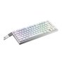Teclado Magnético Gamer Attack Shark R82HE, Rapid Trigger, 8000Hz, 0.08ms, 75%, White Contour, Branco - AS-R82HE-WCL