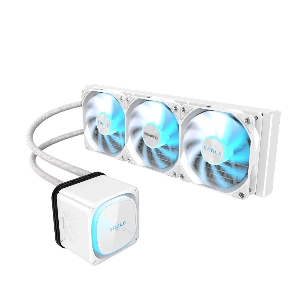 Water Cooler Gigabyte Eagle 360 Ice, ARGB, 360mm, AMD e Intel, Branco - GP-GIGABYTE EAGLE 360I