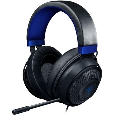 Headset Gamer Razer Kraken para Console, Preto e Azul|KaBuM!