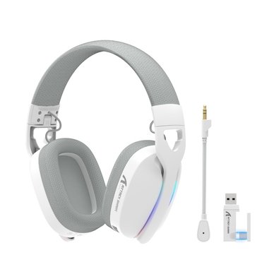 Headset Gamer Sem Fio Attack Shark L90, Bluetooth, High Fidelity, Branco - L90