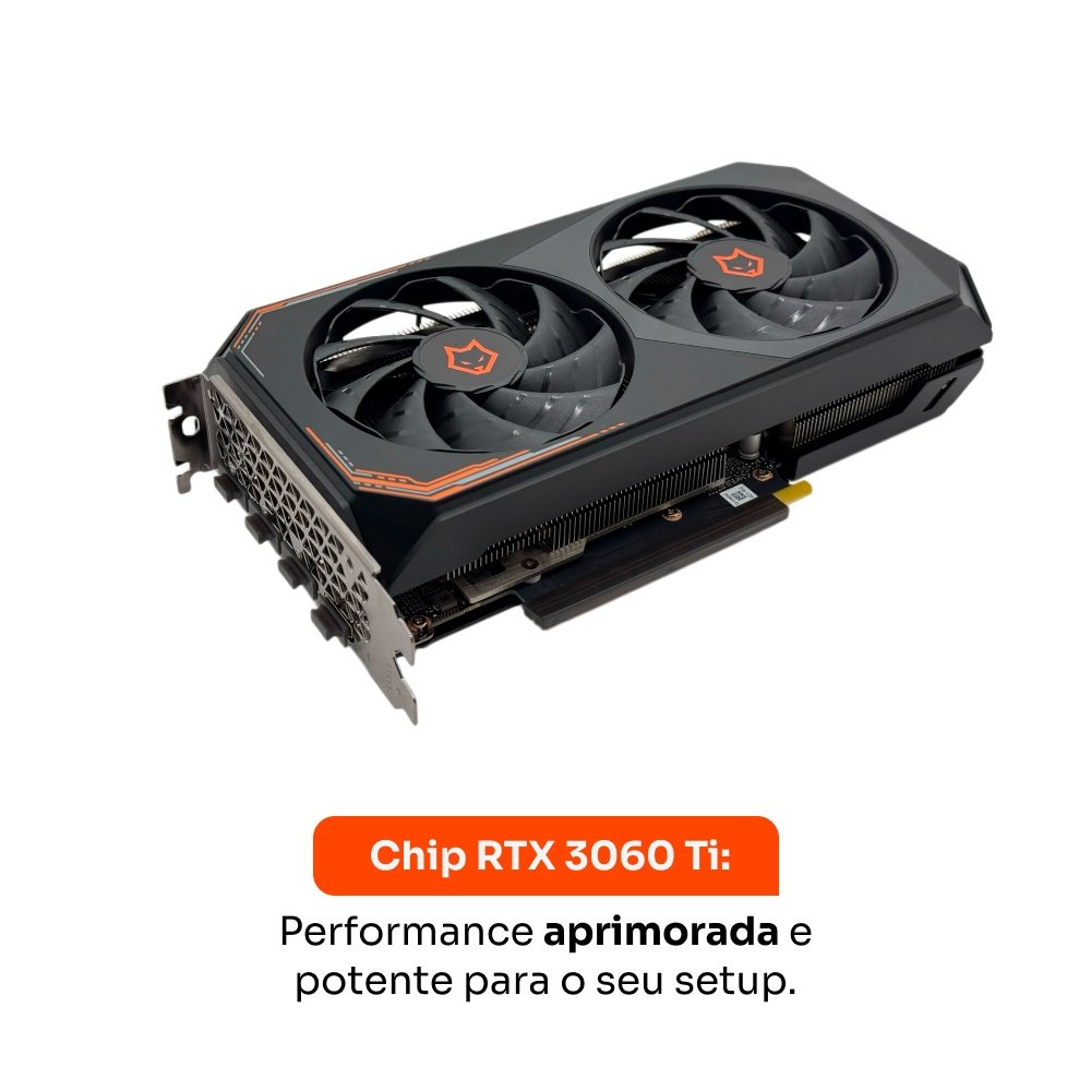 Placa De Vídeo Balão.info Alpha RTX 3060 TI, NVIDIA, 8GB, GDDR6, 256-Bit, HDMI, DisplayPort - HVG3060TI - view 3