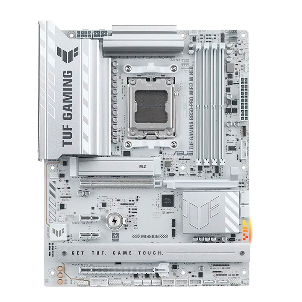Placa Mãe ASUS TUF GAMING B850-PRO WIFI7 W NEO, AMD AM5, ATX, DDR5, Wi-fi 7, Branco - 90MB1NW0-M0EAY0