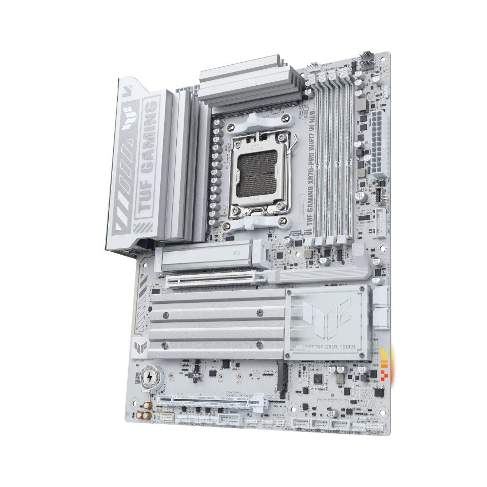 Placa Mãe TUF GAMING X870-PRO WIFI7 W NEO, AMD AM5, ATX, DDR5, Wi-fi 7, Branco - 90MB1NY0-M0EAY0 - view 3