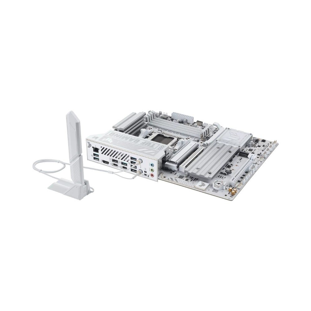 Placa Mãe TUF GAMING X870-PRO WIFI7 W NEO, AMD AM5, ATX, DDR5, Wi-fi 7, Branco - 90MB1NY0-M0EAY0 - view 5