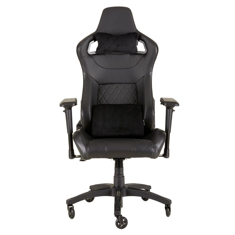 Cadeira Gamer Corsair T1 Race, Até 120Kg, Apoio de Braços 4D, com Almofadas, Reclinável, Cilindro de Gás Classe 4, Preto - CF-9010011 Cadeira Gamer Corsair T1 Race, Até 120Kg, Apoio de Braços 4D, com Almofadas, Reclinável, Cilindro de Gás Classe 4, Preto - CF-9010011