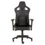 Cadeira Gamer Corsair  T1 Race, Até 120Kg, Apoio de Braços 4D, com Almofadas, Reclinável, Cilindro de Gás Classe 4, Preto - CF-9010011