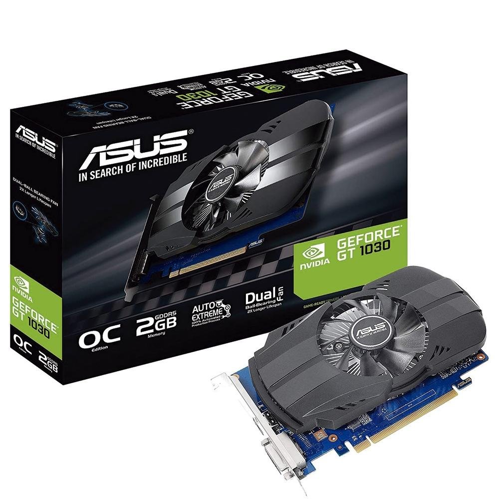 【ほぼ未使用】ASUS GeForce GT1030 GDDR5 Placa de Vídeo Asus NVIDIA GeForce GT 1030 | KaBuM! グラフィックボード・グラボ・ビデオカード