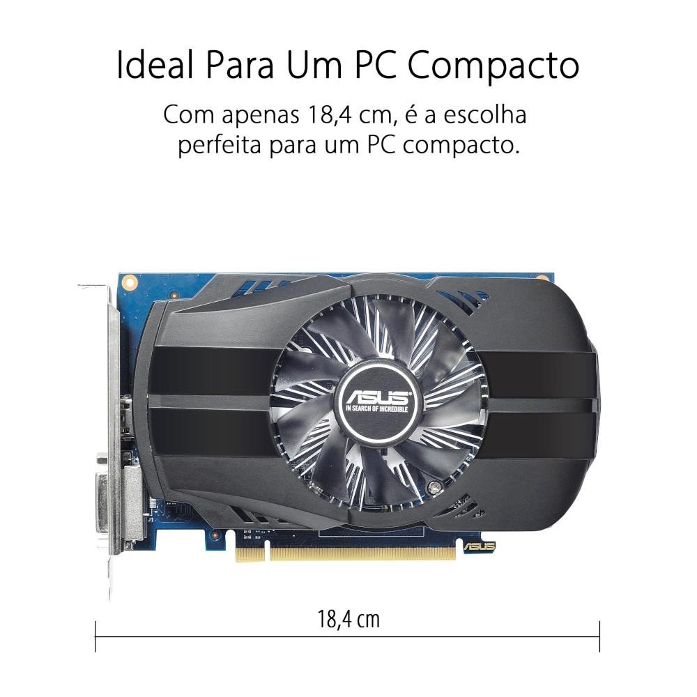 Placa de Vídeo Asus NVIDIA GeForce GT 1030 | KaBuM!