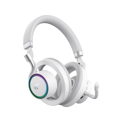 Headset Gamer Sem Fio Havit Fuxi-H8, Quad-Mode 2.4GHz, Bluetooth, USB, P3, Drivers 40mm, Som Surround, Branco - Fuxi-H8
