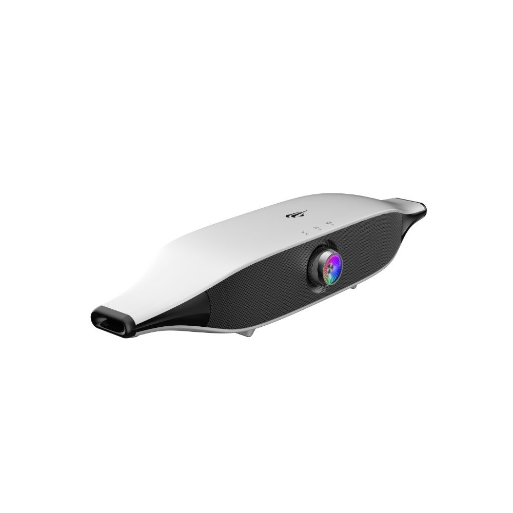 Caixa de Som Gamer Havit SK218 para PC, RGB, USB e P2, 6W RMS, Branco e Preto - SK218 - view 3