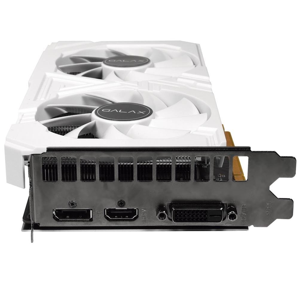 Placa de Vídeo Galax NVIDIA RTX 2060 EX White (1-Click OC) 6GB, GDDR6 - 26NRL7HPY3EW Placa de Vídeo Galax NVIDIA RTX 2060 EX White (1-Click OC) 6GB, GDDR6 - 26NRL7HPY3EW