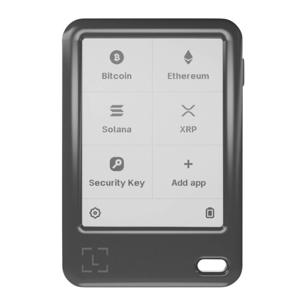 Carteira para Criptomoedas Ledger Nano Gen5, com Ledger Recovery Key, Preto - NANOG5-RK-ESDEPTIT