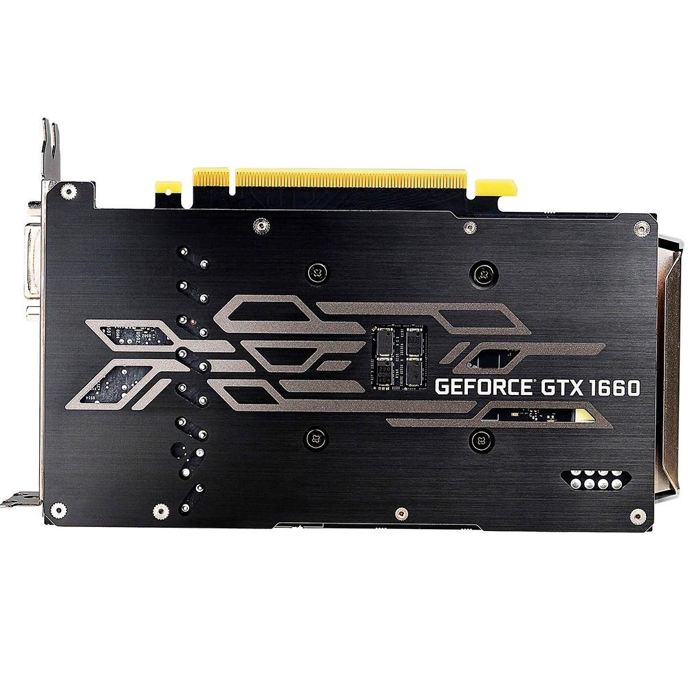 Placa de Vídeo GTX 1660 SC Ultra Gaming EVGA NVIDIA GeForce, 6GB GDDR5 - 06G-P4-1067-KR Placa de Vídeo GTX 1660 SC Ultra Gaming EVGA NVIDIA GeForce, 6GB GDDR5 - 06G-P4-1067-KR