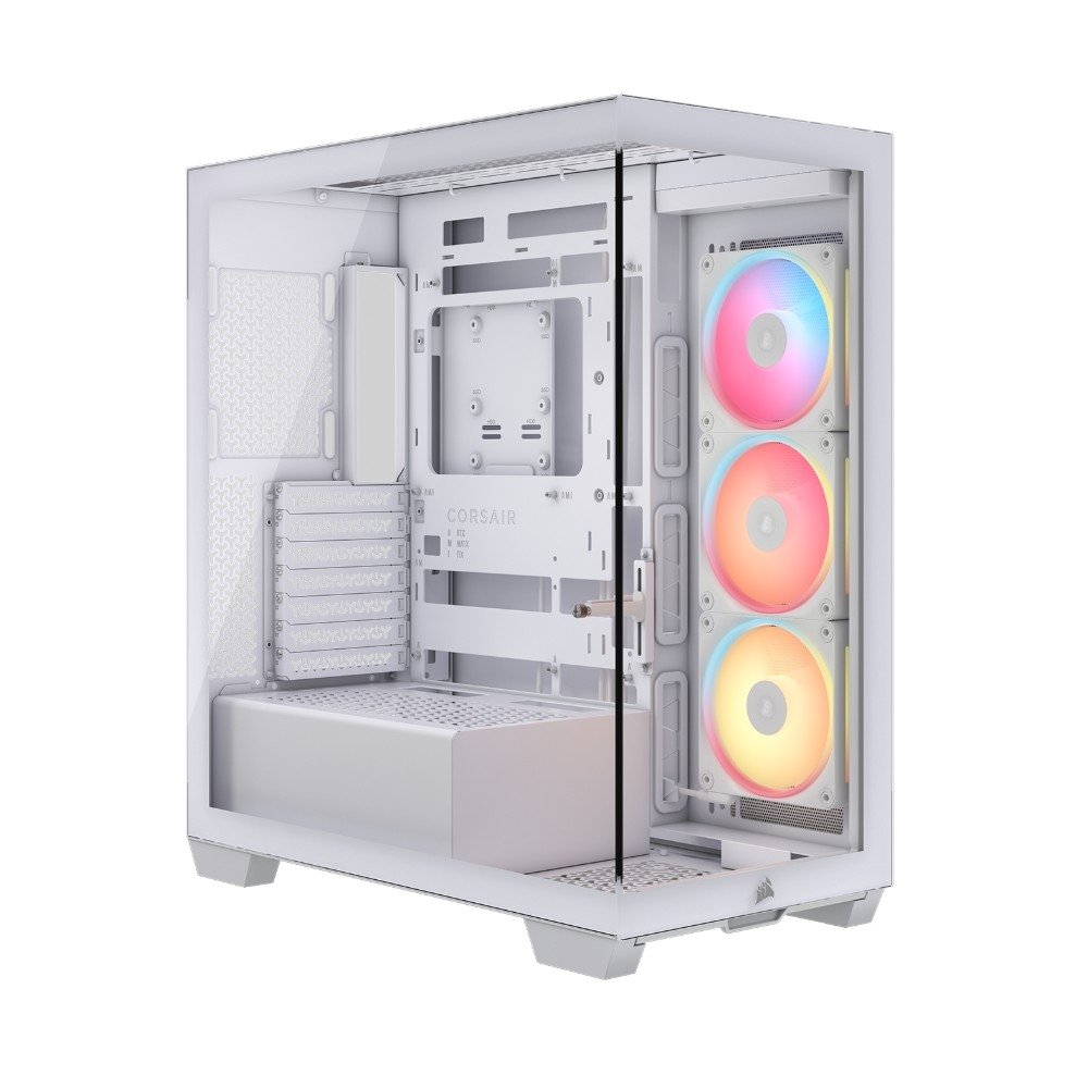 Gabinete Gamer ( Balão.info) 3500X LX-R, Mid-Tower, Vidro Temperado, 3 Fans LX120 RGB Inclusas, ( Balão.info) LINK, Branco - CC-( Balão.info)-WW - view 9